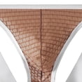 thumbnail image 3 of oelaio Mens Bulge Briefs Underwear Breathable Mesh Underpants Pouch Trunks Thong Low Rise Khaki XL, 3 of 5