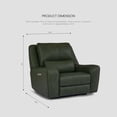thumbnail image 5 of Top Grain Leather Triple-Power Recliner with Zero Gravity, USB & Type-C Charging, 5 of 9