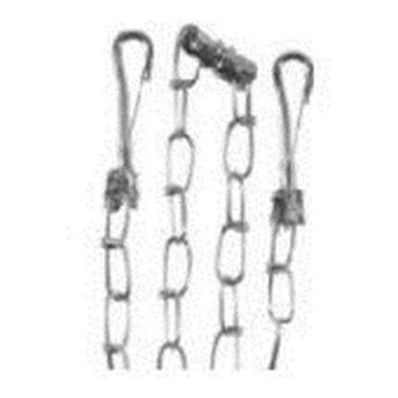 PDQ Medium Dog Twist Chain with Swivel Snap 2.5mm x 10'