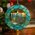 thumbnail image 4 of Christmas Ornaments 2025, Spiritual Christmas Tree Ornament Menorah Design, Hanukkah Decorations for Home, Jewish Gifts for Mom Sister Friends, Unique Hanukkahs Gifts, 4 of 7