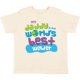 thumbnail image 3 of Inktastic My Daddy is the World’s Best Welder Boys or Girls Toddler T-Shirt, 3 of 5