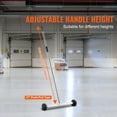 thumbnail image 3 of 17" Rolling Magnetic Sweeper with 10 lbs Capacity – Adjustable Handle 17.5"–40.9", Lightweight Nail & Screw Pickup Tool with Wheels, Brush, Durable Aluminum Body for Garage, Lawn, Workshop Cleanup, 3 of 10
