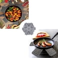 thumbnail image 2 of Thickened Pot Protection Pad Cookware Suitable for Stacking Flower-Shaped Coaster Table Mat,3 x 20cm protective pads 3 x 25cm protective pads 3 x 35.5cm protective pads 3 x 38cm protection pad, 2 of 6