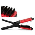 thumbnail image 5 of Clamp Hair Brush Detangler Comb Double Sided Hair Straightening Brush V-Shape Hair Styling Comb for Home, 5 of 9