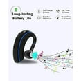thumbnail image 7 of Bluetooth Headset, NANAMI Bluetooth Earpiece V5.0, 320Hrs Ultralight Headphones with Rotatable Mic, Hands-Free Earphones, Noise Cancelling, in-Ear Earbuds for iPhone Android Cell Phone/Laptop/Trucker, 7 of 7