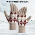 thumbnail image 2 of MesaSe Resilient Riding Gloves Touch Screen Winter Riding Gloves with Double-layer Elastic Wristband Brushed Lining for Cold Weather, 2 of 5