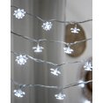 thumbnail image 2 of JOLYMOLY Flower String Lights 59 Ft 100 LED Christmas Lights Plug in with Remote Timer Connectable Twinkle Lights for Bedroom Dorm Wedding Christmas Tree Patio Porch Indoor Outdoor Decor, Cool White, 2 of 7