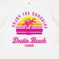 thumbnail image 4 of Inktastic Summer Enjoy the Sunshine Destin Beach Florida in Pink Boys or Girls Baby T-Shirt, 4 of 5
