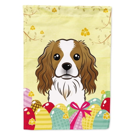 Cavalier Spaniel Easter Egg Hunt Flag Canvas House Size