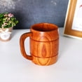 thumbnail image 5 of 400Ml Classic Style Natural Wood Cup Wooden Beer Mugs Drinking for Novelty Gifts -Friendly, 5 of 6
