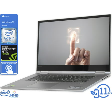 Lenovo Yoga 730 Gaming 2-in-1, 15.6" IPS 4K UHD Touch Display, Intel Core i7-8550U Upto 4.0GHz, 8GB RAM, 256GB NVMe SSD, NVIDIA GeForce GTX 1050, HDMI, Thunderbolt, Wi-Fi, Bluetooth, Windows 10 Home