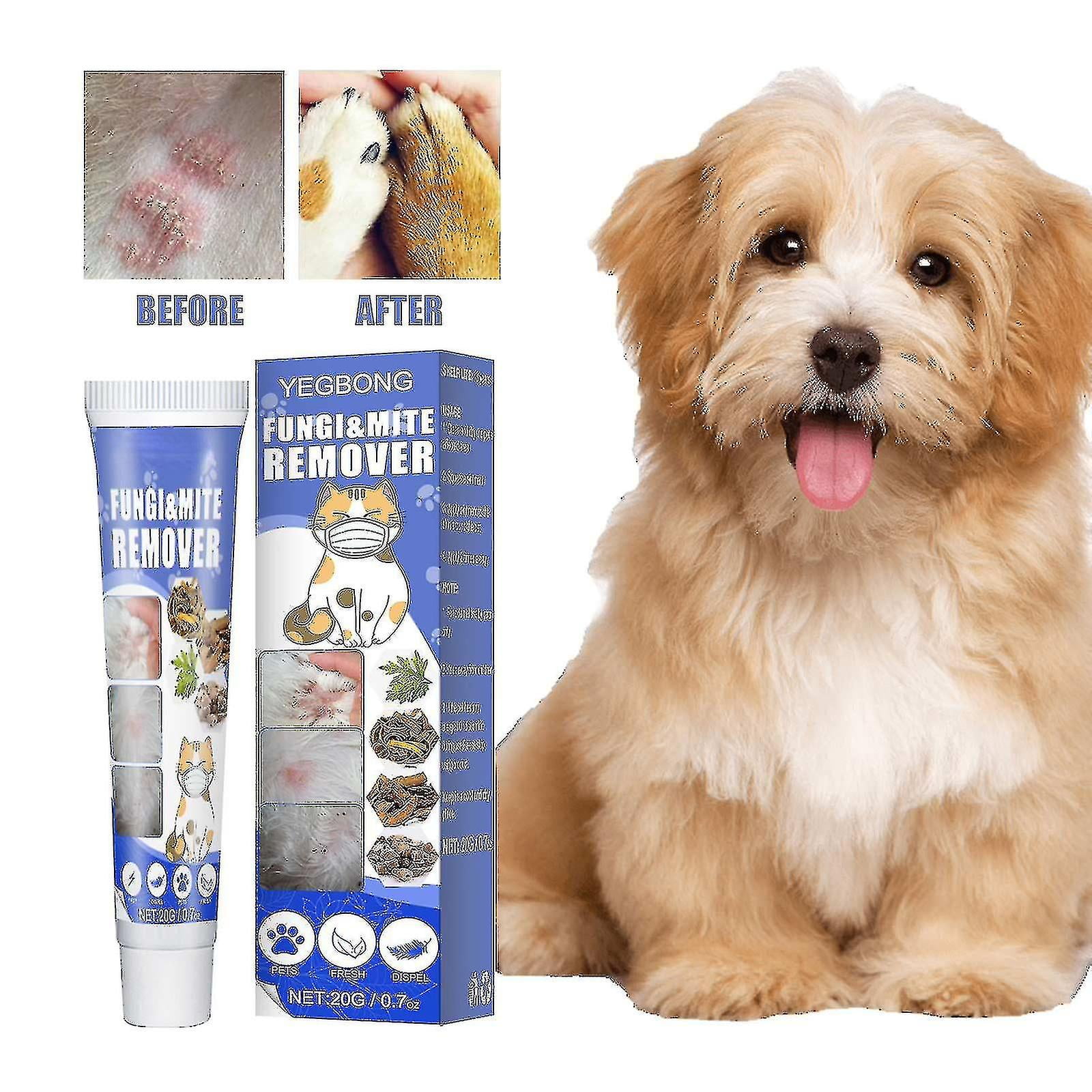 Pet Mange Relief Compatible With Dogs Compatible With Itchiness Scabs Hair Loss Caused By Mites prevent Fungi Irritation Relief Cat Infections h
