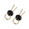 thumbnail image 4 of 400 Piezas PCB Pin de Prueba de Junta de Soldadura de Tono de Oro de Color Negro, 4 of 8