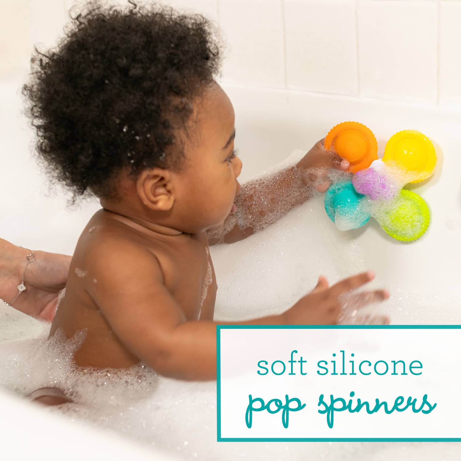 Infantino Silicone Bath Pop Spinners 3-Pack photo 3