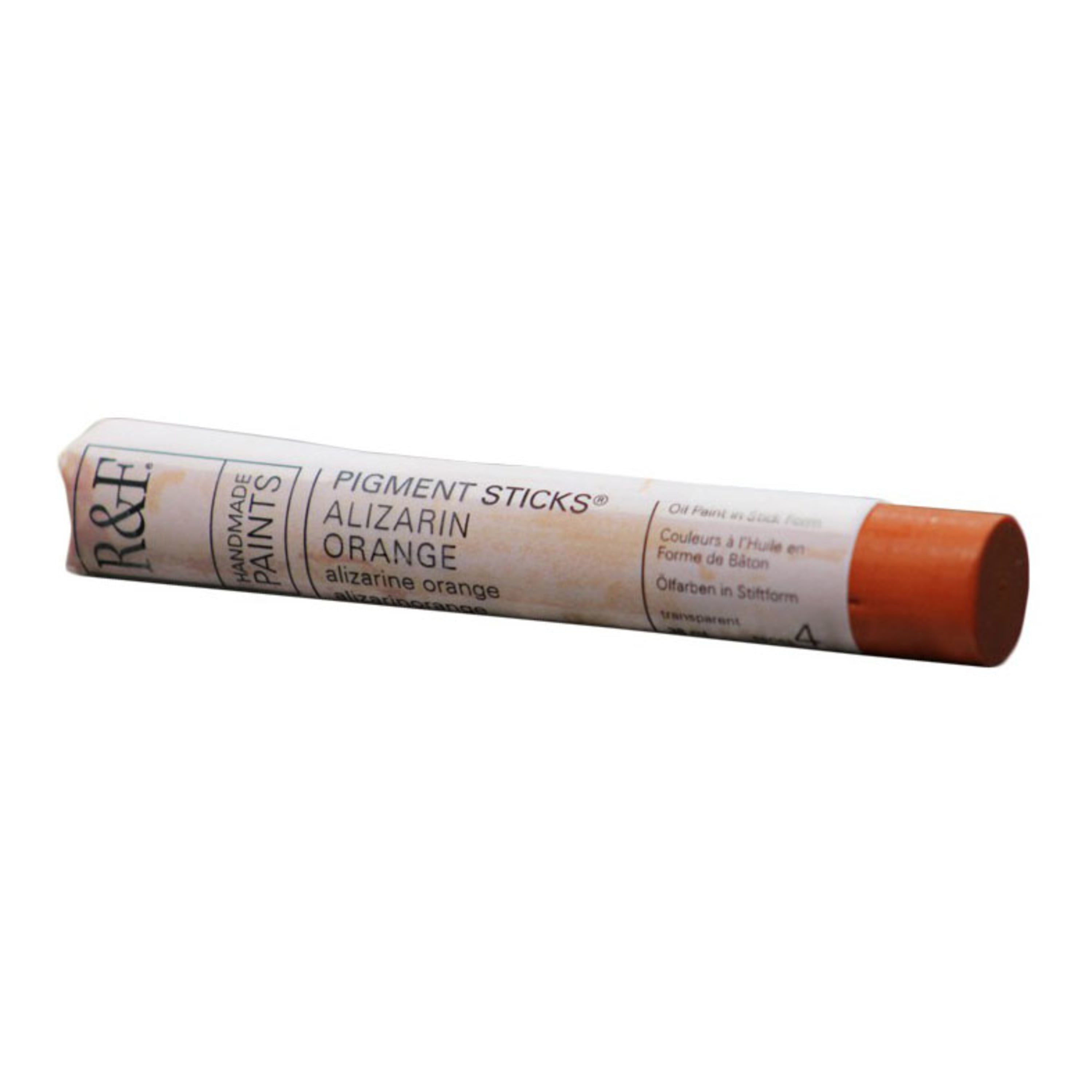 R&F Handmade Paints Pigment Stick, 38ml, Alizarin Orange