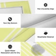 thumbnail image 6 of Yellow White Stripe Outdoor Rug for Patio/Deck/Porch, Non-Slip Large Area Rug 4 x 6 Ft, Modern Rustic Vertical Striped Indoor Outdoor Rugs Washable Area Rugs, Reversible Camping Rug Carpet Runner, 6 of 8
