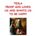thumbnail image 3 of CafePress - Tesla Pajamas - Men's Dark Loose Fit Cotton Pajama Set, 3 of 7