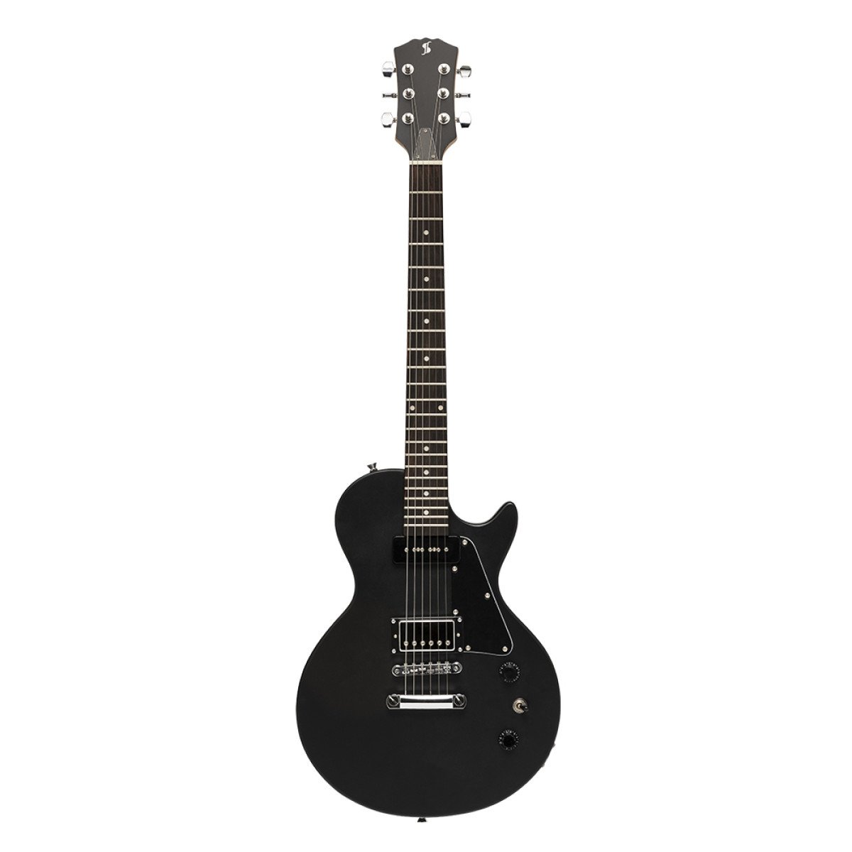 Stagg 26835 L Series Electric Guitar Humbucker P90 - Black