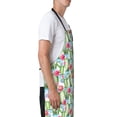 thumbnail image 2 of Uemuo Flowers and Cactus Pattern Waterproof Apron Adjustable Dishwasher Apron- Apron for Women Men Heavy Duty Work Apron for Dishwashing Chemical Lab, 2 of 9