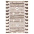 thumbnail image 4 of SAFAVIEH Kenya Wendell Southwestern Wool Area Rug, Ivory/Brown, 6' x 9', 4 of 8