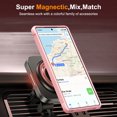 thumbnail image 7 of Allytechgroup Samsung Galaxy S25 Ultra Case Magnetic, Compatible with Magsafe & Car Mount Adjustable Stand Ring Holder Heavy Duty Shockproof Matte Phone Case for Samsung Galaxy S25 Ultra, Pink, 7 of 7
