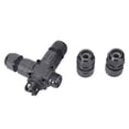 thumbnail image 4 of Mistaha IP68 Waterproof Junction Box Crossed-shape Two Inlet & Two Outlets Outdoor Electrical Cable Connector, 4 of 8