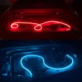 thumbnail image 3 of 120 cm 12 V coche LED capó luz de circulación diurna tira impermeable lámpara automática flexible, azul hielo, 3 of 5