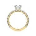 thumbnail image 2 of IGI Certified 1 Carat Radiant Shape Lab Grown Diamond Engagement Ring | 14K Yellow Gold | Genelia Side Stone Diamond Ring | FG-VS1-VS2 Quality Friendly Diamonds, 2 of 6