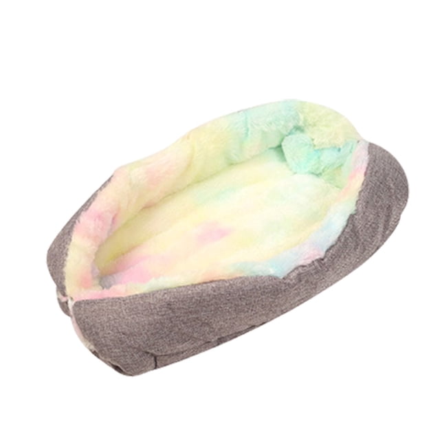 Fiudx Cama Acogedora para Mascotas, Cálida y Segura En Invierno, con Autocalentamiento, para Aliviar Articulaciones y Músculos, Colchoneta para Perros Pequeños, Cómoda y Elegante, Fácil de Limpiar, T