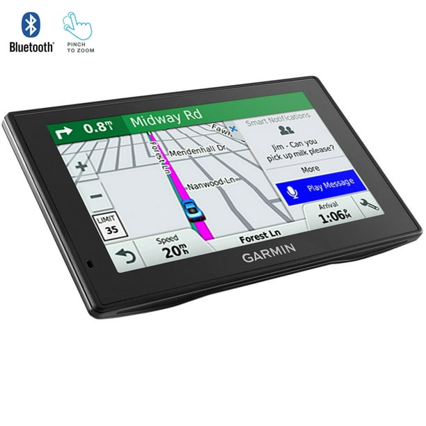 Varme Tilsætningsstof helgen Garmin DriveSmart 50LMT-HD GPS Navigator w/ Bluetooth with 1 Year Warranty  (010-N1539-00) - (Certified Refurbished) - Walmart.com