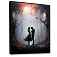 thumbnail image 2 of Designart "Twilight Lover in Surrealism" Surrealism Floater Framed Canvas Print, 2 of 7