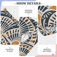 thumbnail image 6 of FORMRS Kids Pajama Pants with Pockets Size 11-12Y Boys Lounge Sleep Bottoms, Orange Art Pattern, 6 of 8