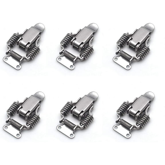 ZJQYDS Stainless Steel Toggle Latch Compression Spring Draw Toggle Latch Clamp 2.6" Length,6-Pack