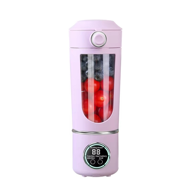 Portable Juice Maker Blender for Shakes Smoothies 700ML 12-Blades Fast Mixing 2 in 1 Blender Personal Juicer 7.4V C