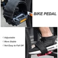 thumbnail image 5 of Bike Pedal Straps PedalUniversal Bicycle Feet Strap Toe Clips Straps Tape for Fixed Gear Bike - Black, 5 of 5