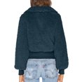 thumbnail image 2 of Leisure and warm double-sided bubble velvet solid color  womens jacket, 2 of 4