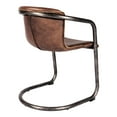 thumbnail image 4 of BENEDICT DINING CHAIR GRAZED BROWN LEATHER -M2, 4 of 5