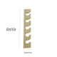 thumbnail image 2 of Perchero vertical de madera para sombreros, de pared, soporte para gorras de béisbol, almacenamiento interior, alto tránsito, ahorra espacio, diseño plegable, acabado en madera natural, para, 2 of 8