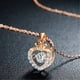 thumbnail image 3 of Collar para mujer, Joyas para mujer, Joyas para mujer, Collar con corazón en movimiento, Collar deportivo, Regalo de San Valentín, Collar de proyección, 3 of 5