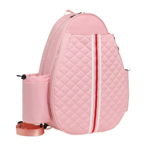 Mochila deportiva multiusos, portaequipaje de tenis y bádminton para clases Rosa