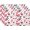 Valentine''s Day17, variant on Valentine''s Day Placemats Set of 4 12x18 Inch Red Black Heart Romantic Table Place Mats Valentines Day Table Decoration for Indoor Outdoor Party Kitchen Dining Table
