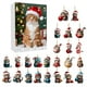 thumbnail image 2 of 2025 Christmas Countdown Calendar Cute Acrylic Decoration Holiday Gifts Box For Family And Friend, 2 of 9