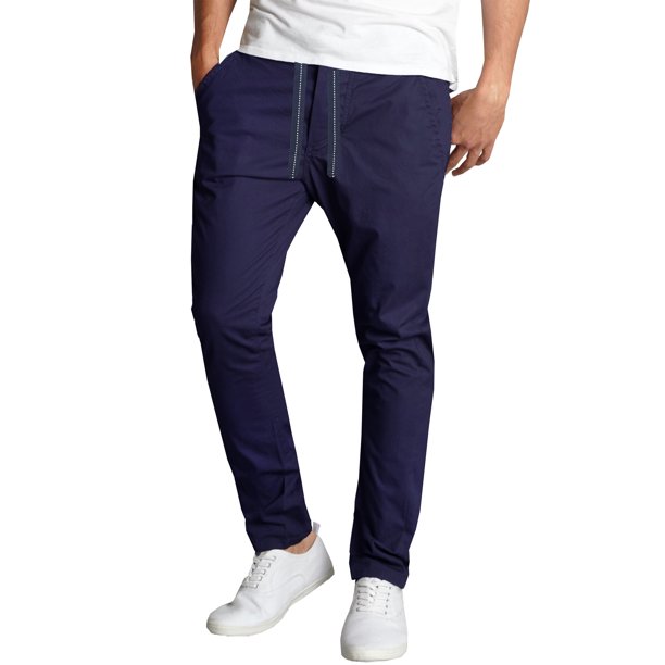 GBH - GBH Men's Joggers Chino Pants Stretch Twill Slim Fit, Sizes S-XL - Walmart.com - Walmart.com