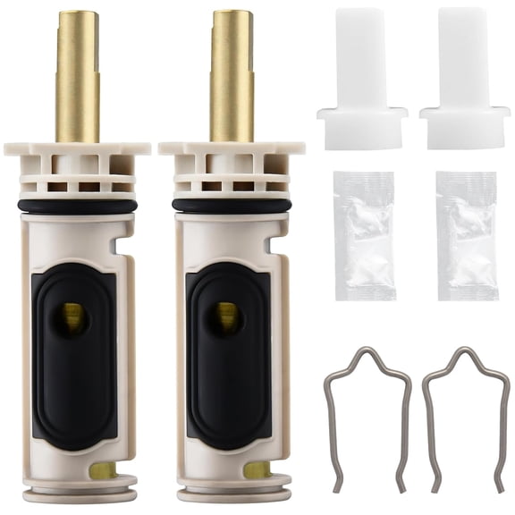 2Pcs 1222 Cartridge Kit Compatible with Moen 1222 Replacement Cartridge for One-Handle Posi Temp Shower and Tub, Brass Core
