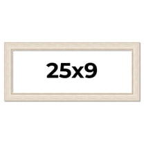 25x9 Frame White Real Wood Picture Frame Width 1.75 inches | Interior Frame Depth 0.5 inches |