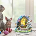 thumbnail image 3 of Darzheoy Easter Bunny Table Decoration Centerpiece, 2D Acrylic Eggs Rabbit Table Top Ornament, Easter Acrylic Rabbit Decor for Office Dining Room Party Supplies, 3 of 8