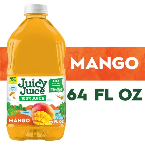 Juicy Juice 100% Juice, Mango, 64 fl oz Bottle