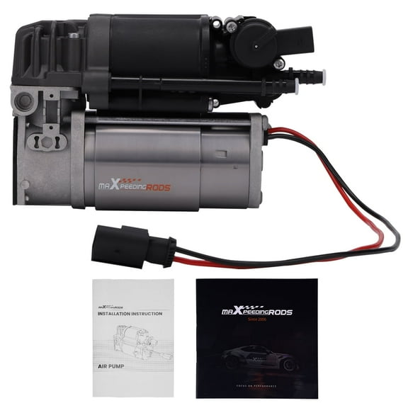 Maxpeedingrods Air Suspension Compressor W/ Relay For BMW 7 Series F01 F02 740 750 2008-2015