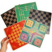 Cardinal Traditions 100 Games - 5 Double-Sided Game Boards, Ages 6 and up