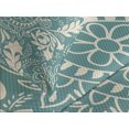 thumbnail image 4 of Ambesonne Floral Quilted Bedspread Set 3 Pcs, Marrakech Paisley, Queen Size, Teal and Beige, 4 of 5